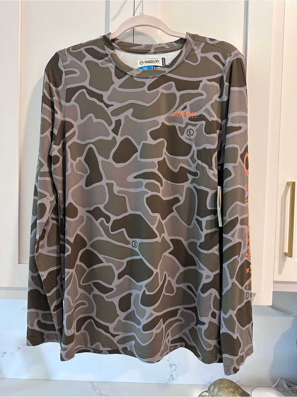 Magellan camo, LS SHORT,  performance material.